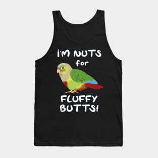 nuts for fluffy butts pineapple conure Tank Top